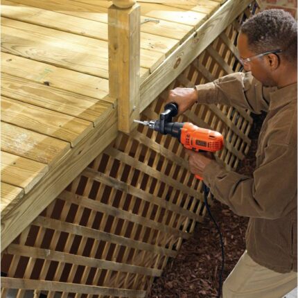 BLACK+DECKER Komplet električnih vrtalnikov/vijačnikov 7,0 amperov 1/2 in 8B2Z573 orodja