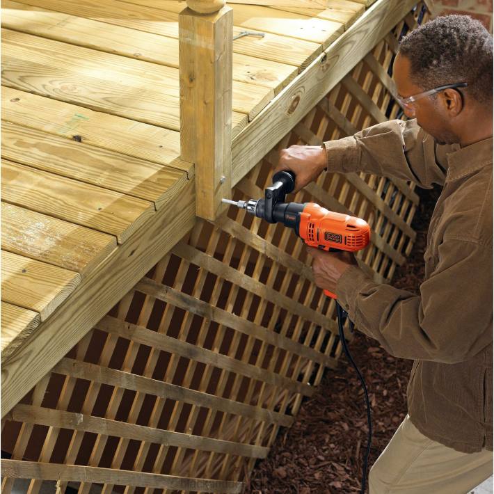 BLACK+DECKER Komplet električnih vrtalnikov/vijačnikov 7,0 amperov 1/2 in 8B2Z573 orodja - Image 1