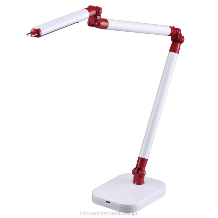 blackdecker_led_namizna_svetilka_ultra_doseg_bela_rdeca_8b2z695_orodja.jpg BLACK+DECKER LED namizna svetilka ultra doseg bela/rdeča 8B2Z695 orodja - Image 1