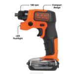 BLACK+DECKER lightdriver 4v max akumulatorski vijačnik s pak 8B2Z588 orodja - Image 10