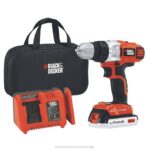 BLACK+DECKER Litijev 2-hitrostni vrtalnik/vijačnik z največjo napetostjo 20 V s hitrim polnilnikom za shranjevanje 8B2Z591 orodja - Image 5