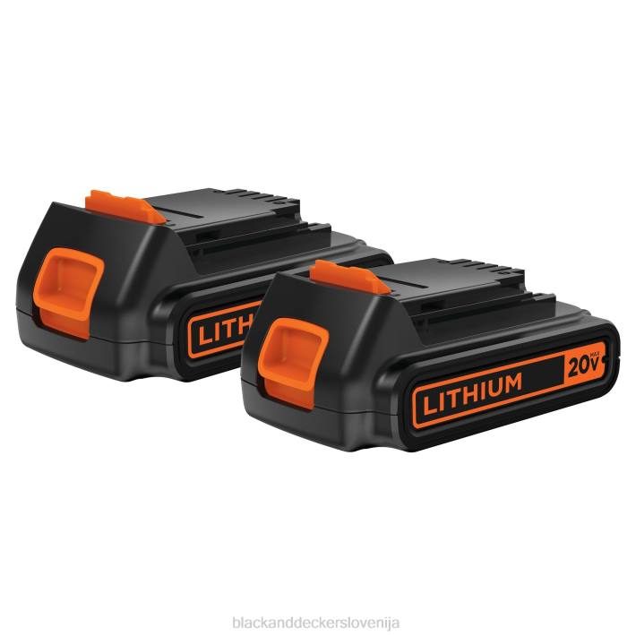 BLACK+DECKER Litijeva baterija največ 20 V 1,3 amper ure 2 paketa 8B2Z719 orodja - Image 1