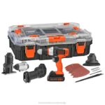 BLACK+DECKER matrix 20v max brezžični kombinirani komplet za 4 orodja s prostorom za shranjevanje 8B2Z526 orodja