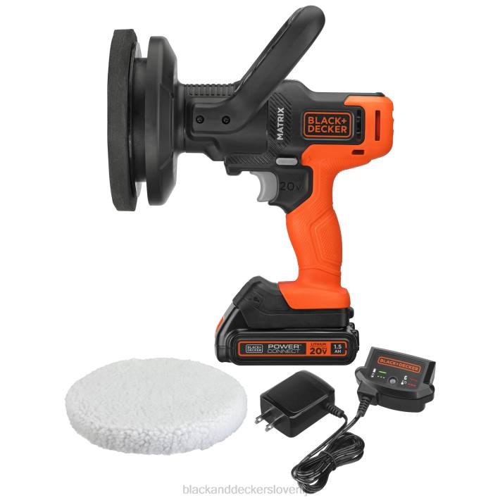 BLACK+DECKER matrix 20v max buffer kit z vključeno baterijo in polnilnikom 8B2Z627 orodja - Image 2