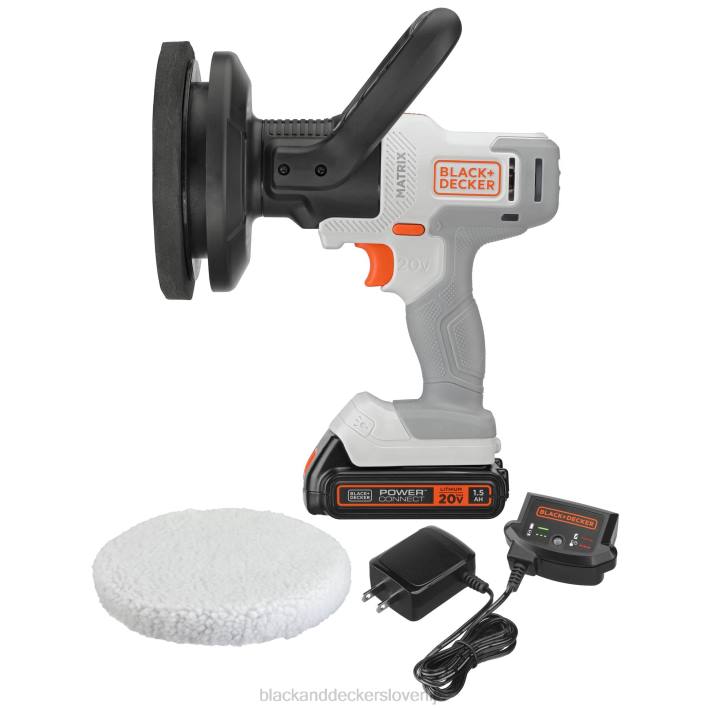 BLACK+DECKER matrix 20v max buffer kit z vključeno baterijo in polnilnikom 8B2Z627 orodja - Image 5