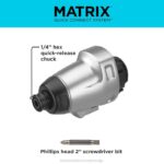 BLACK+DECKER Matrix Impact nastavek za večnamensko orodje s kovčkom za shranjevanje 8B2Z580 orodja - Image 5