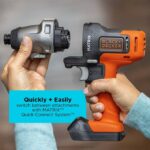 BLACK+DECKER Matrix Impact nastavek za večnamensko orodje s kovčkom za shranjevanje 8B2Z580 orodja - Image 6