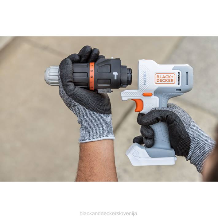 BLACK+DECKER matrix udarno vrtalno kladivo nastavek za večnamensko orodje s kovčkom za shranjevanje 8B2Z581 orodja - Image 10