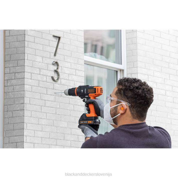 BLACK+DECKER matrix udarno vrtalno kladivo nastavek za večnamensko orodje s kovčkom za shranjevanje 8B2Z581 orodja - Image 1