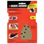BLACK+DECKER mouse drobnozrnat brusni papir za zbiranje prahu 5k 8B2Z642 orodja - Image 3