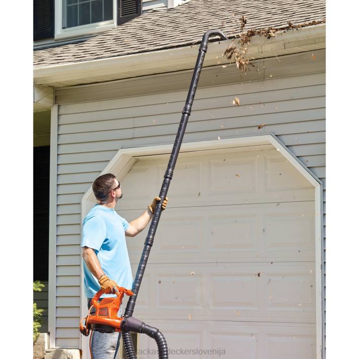 BLACK+DECKER nastavek za čiščenje žlebov za hitro povezavo puhalnika 8B2Z452 na prostem - Image 6