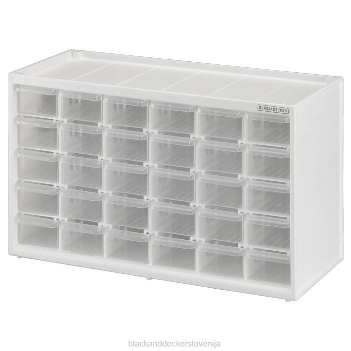 BLACK+DECKER organizator za shranjevanje majhen s 30 predali modularni sistem za shranjevanje, ki ga je enostavno zložiti 8B2Z124 dom in življenjski slog - Image 5