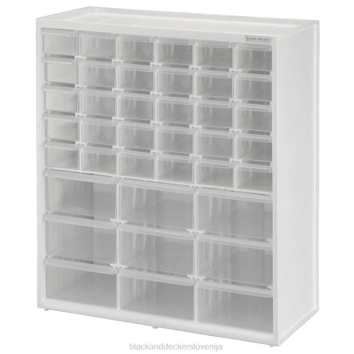 BLACK+DECKER organizator za shranjevanje velik in majhen modularni sistem za shranjevanje s 39 predali 8B2Z122 dom in življenjski slog - Image 2