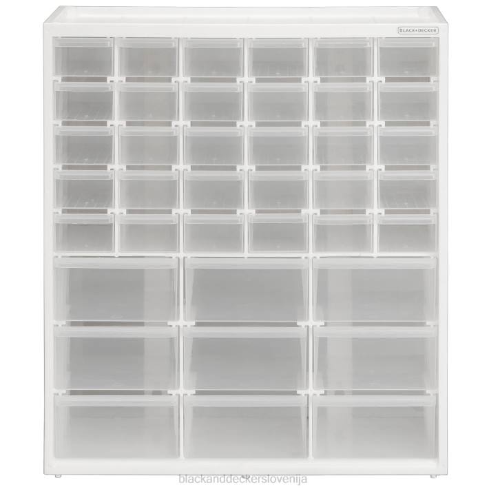 BLACK+DECKER organizator za shranjevanje velik in majhen modularni sistem za shranjevanje s 39 predali 8B2Z122 dom in življenjski slog - Image 1