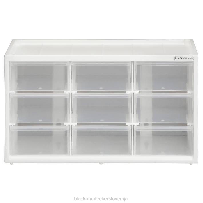 BLACK+DECKER organizator za shranjevanje velik modularni sistem za shranjevanje z 9 predali 8B2Z123 dom in življenjski slog - Image 2
