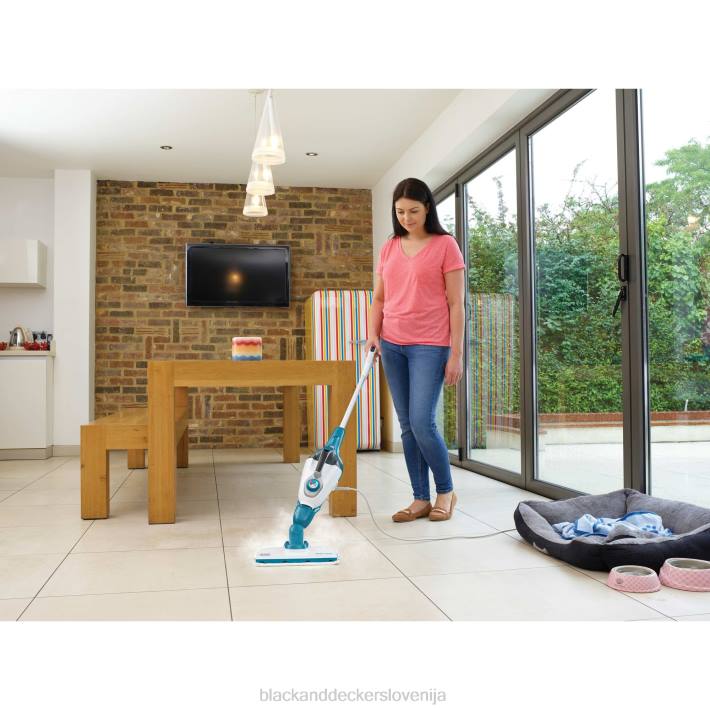BLACK+DECKER parna čistilna naprava in prenosni parni kuhalnik 2-v-1 na kabel 8B2Z106 čiščenje - Image 10