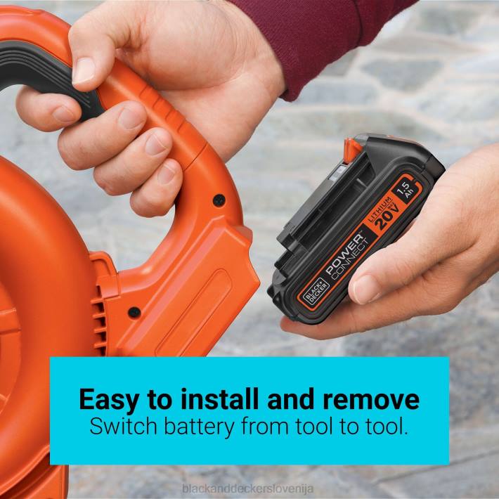 BLACK+DECKER Polnilnik litij-ionskih baterij 20v max powerconnect 1,5ah 8B2Z723 orodja - Image 4