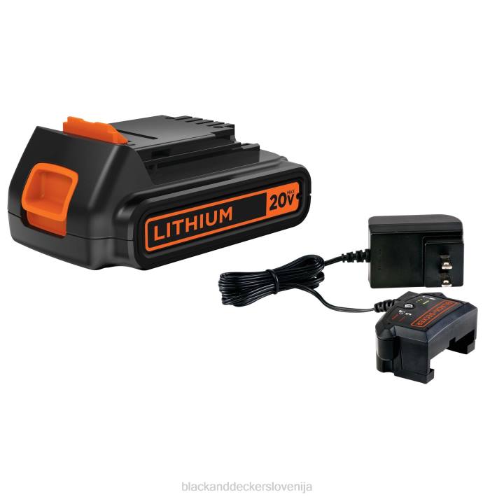 BLACK+DECKER Polnilnik litij-ionskih baterij 20v max powerconnect 1,5ah 8B2Z723 orodja - Image 1