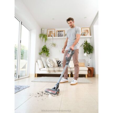 BLACK+DECKER powerseries 20v max brezžični sesalnik s palico 8B2Z93 čiščenje