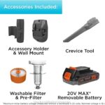BLACK+DECKER powerseries extreme 20v max palični vakumski beli 8B2Z91 čiščenje - Image 6