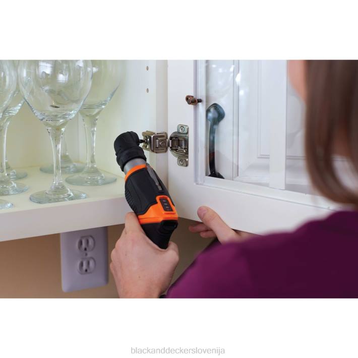BLACK+DECKER Pravokotni nastavek za akumulatorski vijačnik 4v max 8B2Z574 orodja - Image 3