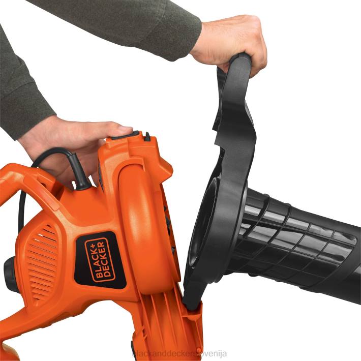 BLACK+DECKER puhalnik za listje in sesalnik za listje 3-v-1 12-amp 250-mph 400-cfm 8B2Z448 na prostem - Image 3