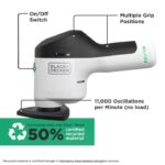 BLACK+DECKER reviva 12v max akumulatorski brusilnik za podrobnosti s polnilcem 8B2Z616 orodja - Image 8