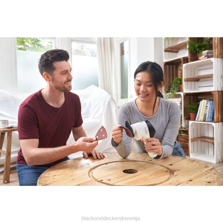 BLACK+DECKER reviva 12v max akumulatorski brusilnik za podrobnosti s polnilcem 8B2Z616 orodja - Image 1