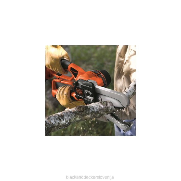 BLACK+DECKER Samo akumulatorska verižna žaga z strižnikom aligatorjem največ 20 V 8B2Z405 na prostem - Image 2