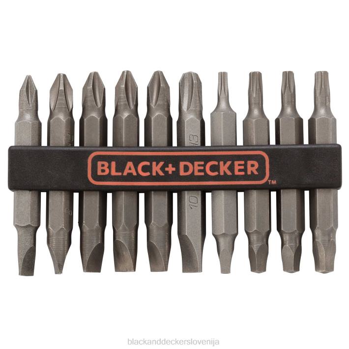 BLACK+DECKER set nastavkov za izvijač, dvostranski, 10-delni 8B2Z593 orodja - Image 1