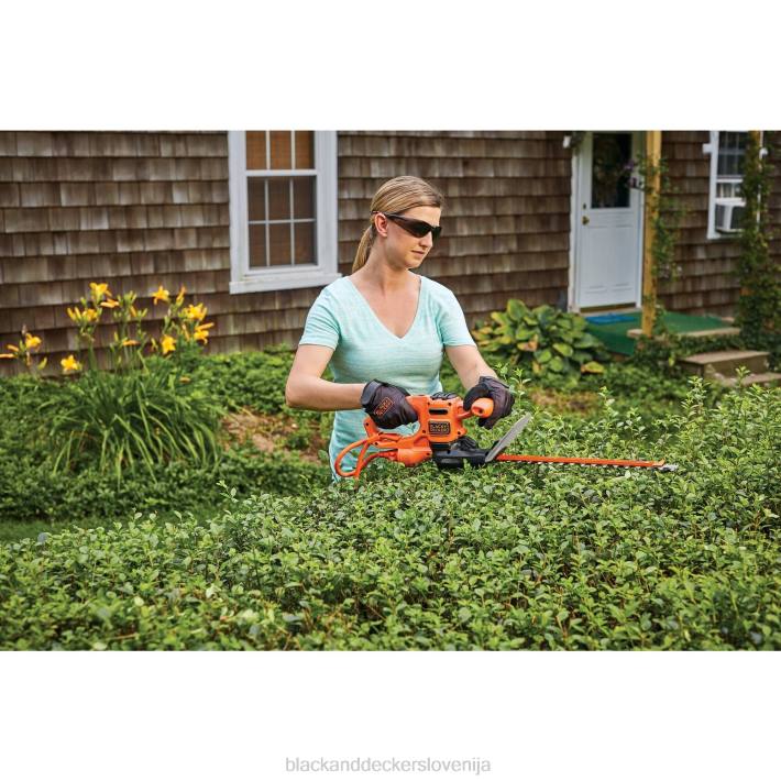 BLACK+DECKER škarje za živo mejo z rezilom z dvojnim delovanjem 16-palčni 8B2Z498 na prostem - Image 4