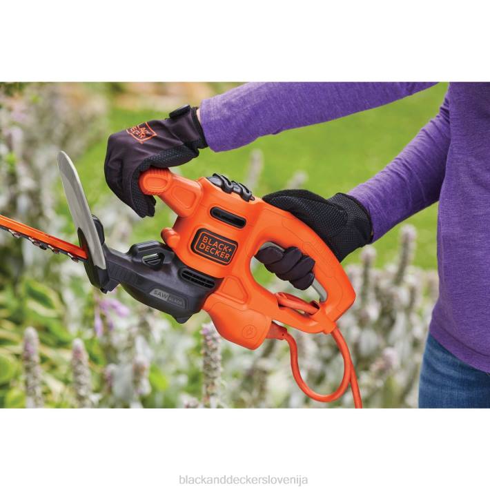 BLACK+DECKER škarje za živo mejo z rezilom z dvojnim delovanjem 16-palčni 8B2Z498 na prostem - Image 5