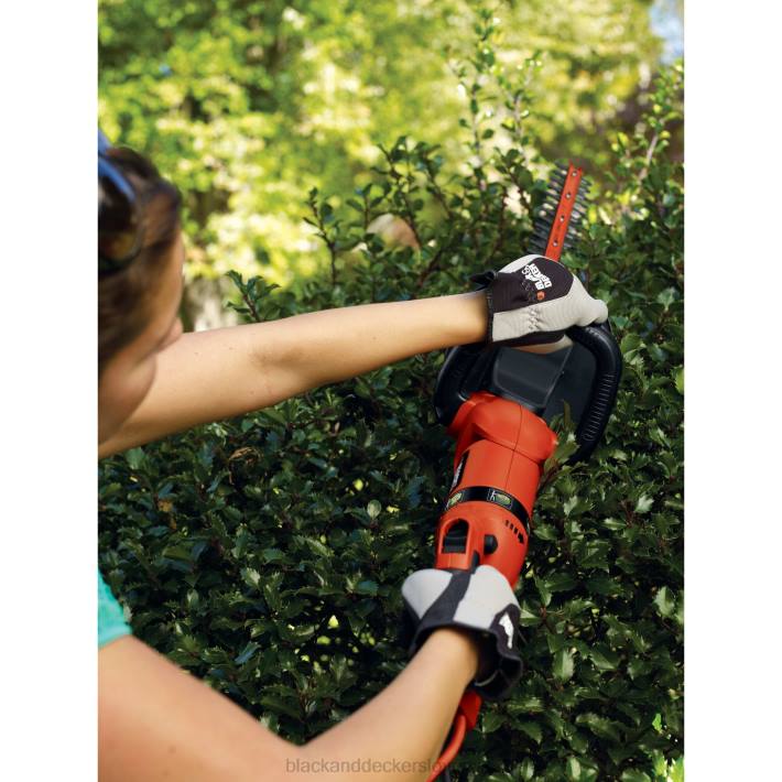 BLACK+DECKER škarje za živo mejo z vrtljivim ročajem rezila z dvojnim rezilom 3,3 ampera 24 palcev 8B2Z495 na prostem - Image 12