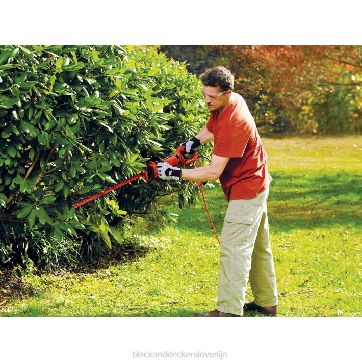 BLACK+DECKER škarje za živo mejo z vrtljivim ročajem rezila z dvojnim rezilom 3,3 ampera 24 palcev 8B2Z495 na prostem - Image 10