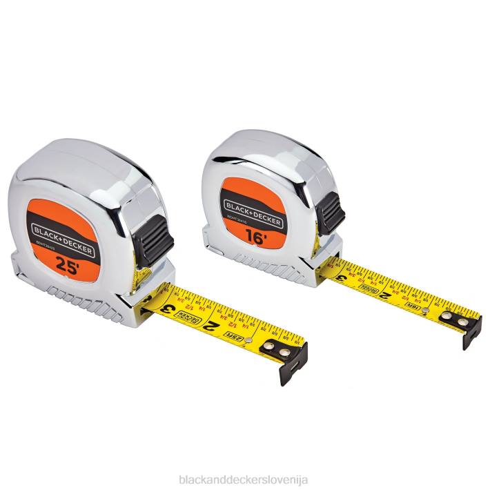 BLACK+DECKER snop merilnih trakov 25 in 16 čevljev 8B2Z612 orodja - Image 3