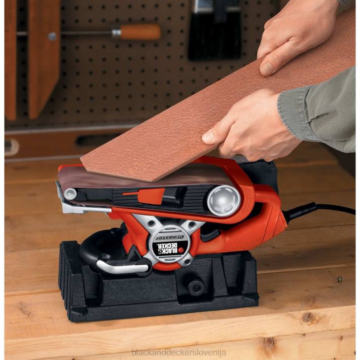 BLACK+DECKER tračni brusilnik z vrečko za prah 7-amp 3-palčni x 21-palčni 8B2Z645 orodja - Image 13