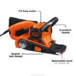 BLACK+DECKER tračni brusilnik z vrečko za prah 7-amp 3-palčni x 21-palčni 8B2Z645 orodja - Image 7