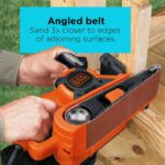 BLACK+DECKER tračni brusilnik z vrečko za prah 7-amp 3-palčni x 21-palčni 8B2Z645 orodja - Image 8