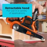 BLACK+DECKER tračni brusilnik z vrečko za prah 7-amp 3-palčni x 21-palčni 8B2Z645 orodja - Image 9
