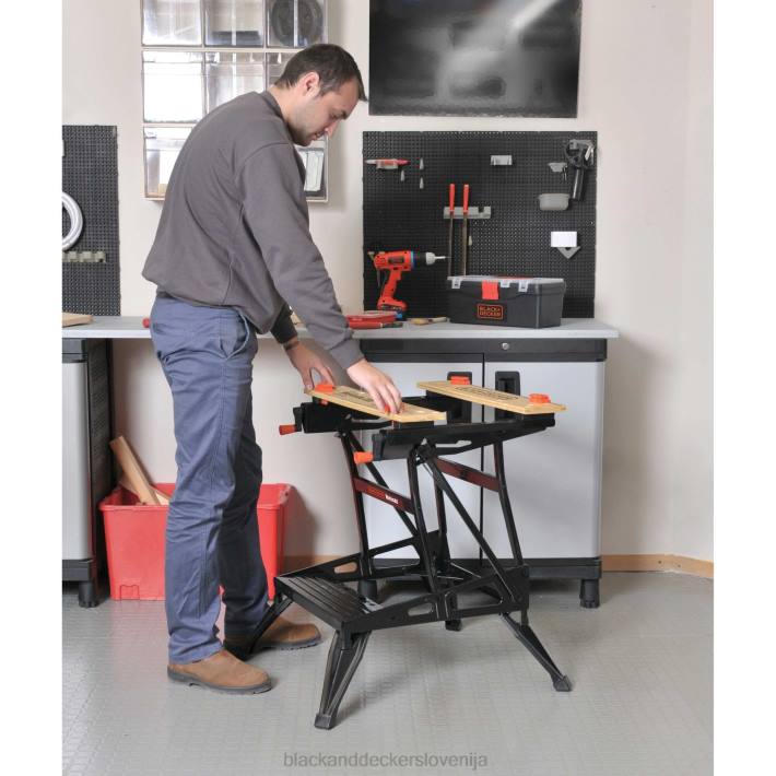 BLACK+DECKER workmate 225 prenosni delovni center in primež 8B2Z687 orodja - Image 4