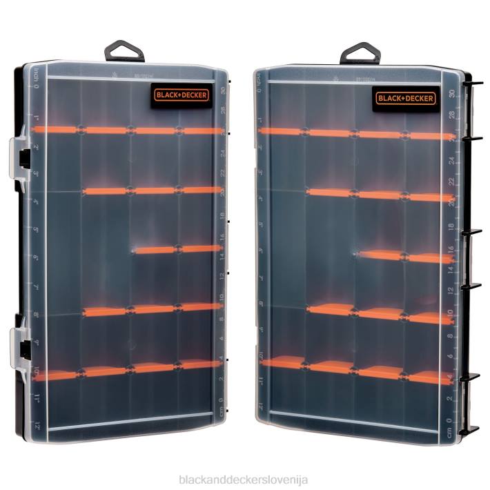 BLACK+DECKER zunaj plastične organizatorske škatle z razdelilniki 8B2Z141 dom in življenjski slog - Image 2