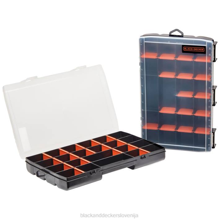 BLACK+DECKER zunaj plastične organizatorske škatle z razdelilniki 8B2Z141 dom in življenjski slog - Image 3