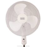 BLACK+DECKER 18-palčni stoječi ventilator z daljinskim upravljalnikom bele barve 8B2Z172 dom in življenjski slog