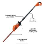 BLACK+DECKER 20 V max powerconnect 18 in. Samo akumulatorsko orodje za škarje za živo mejo 8B2Z400 na prostem - Image 3