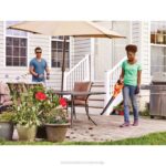 BLACK+DECKER 20v max akumulatorski pometač 8B2Z429 na prostem - Image 4