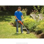 BLACK+DECKER 20v max litij trimer z nitko 12in 8B2Z483 na prostem