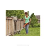 BLACK+DECKER 20v max powerconnect 10 in. 2v1 kombinirani komplet za brezžično striženje z vrvico/pometalo robov 8B2Z435 na prostem - Image 5
