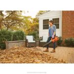 BLACK+DECKER 20v max puhalo za listje aksialno 2,0-ah 8B2Z430 na prostem - Image 3