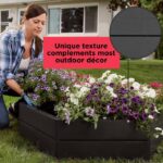 BLACK+DECKER 3 čevlje dvignjena vrtna postelja 8B2Z407 na prostem - Image 5