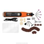 BLACK+DECKER 8v max akumulatorsko rotacijsko orodje s 35-delnim kompletom pribora 8B2Z678 orodja - Image 2